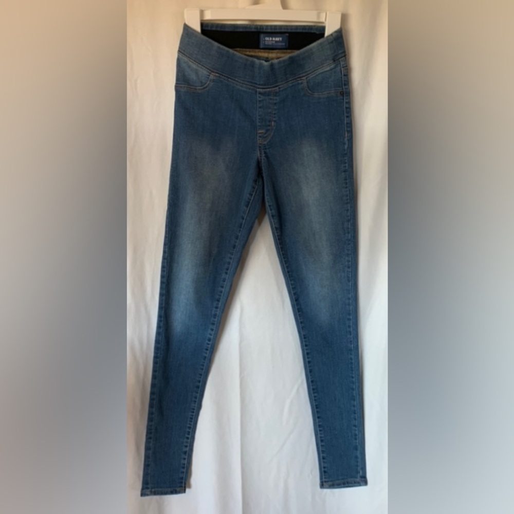 Old Navy Rockstar mid-rise juniors size 0 no distress jegs slim-fit skinny leg